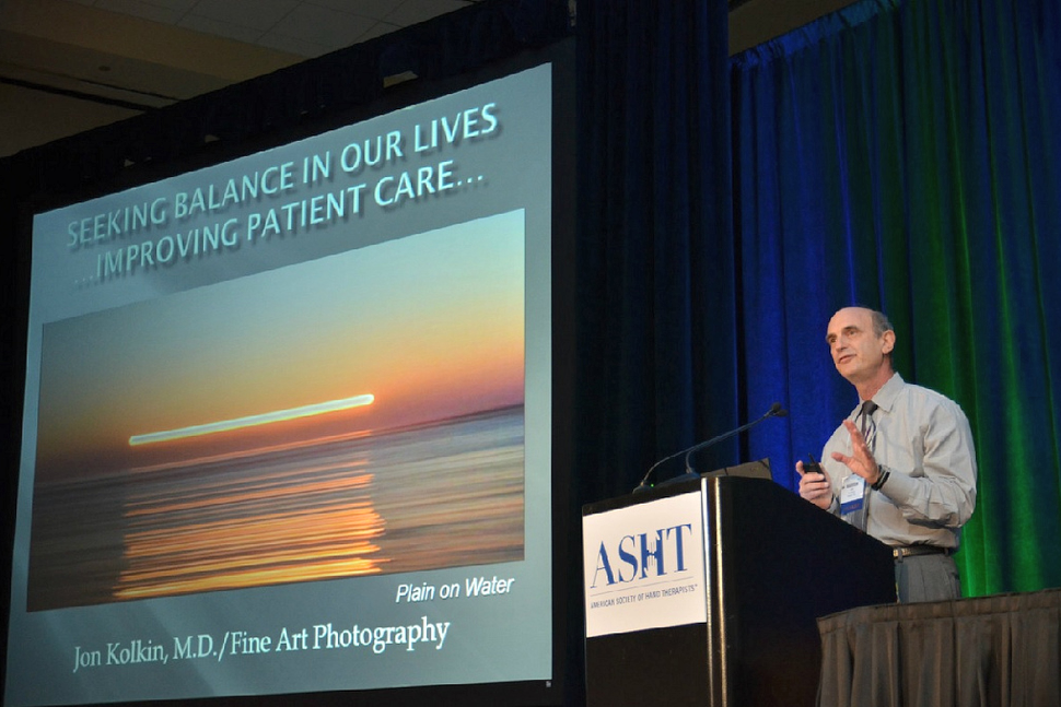 Jon Kolkin giving keynote at ASHT 2013