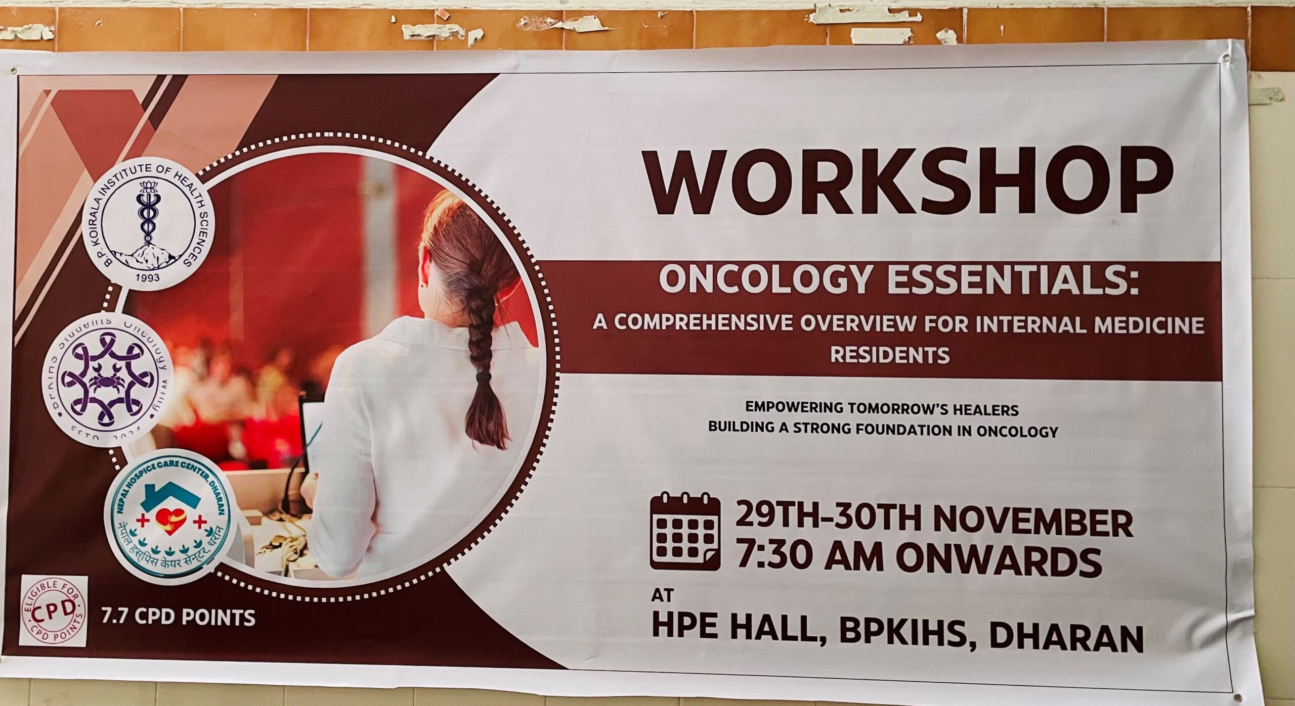 Nepal Oncology Workshop Banner